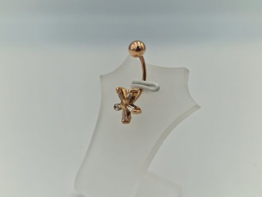 Золотой кулон с цирконом, 1.39 г