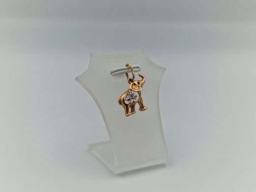 Zelta kulons ar cirkoniju, 1.11 g