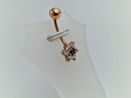 Золотой кулон с цирконом, 1.11 г