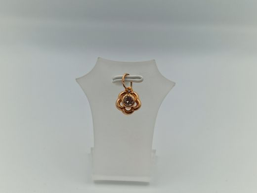 Zelta kulons ar cirkoniju, 0.48 g