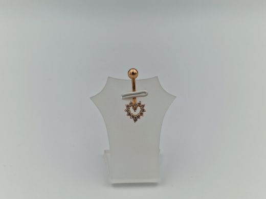 Золотой кулон с цирконом, 1.38 г