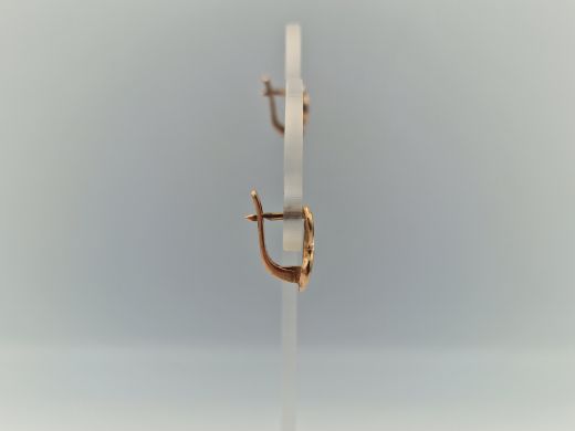 Zelta auskari ar cirkoniju, 2.21 g