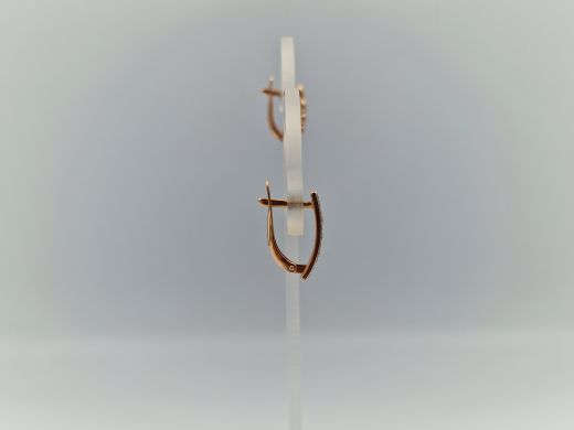 Zelta auskari ar cirkoniju, 2.33 g