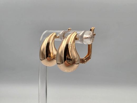Gold earrings, 2.36 g