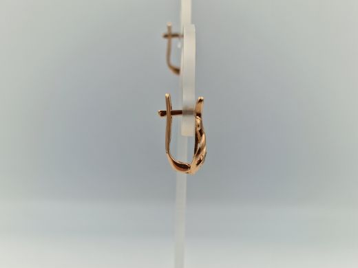 Zelta auskari ar cirkoniju, 3.16 g