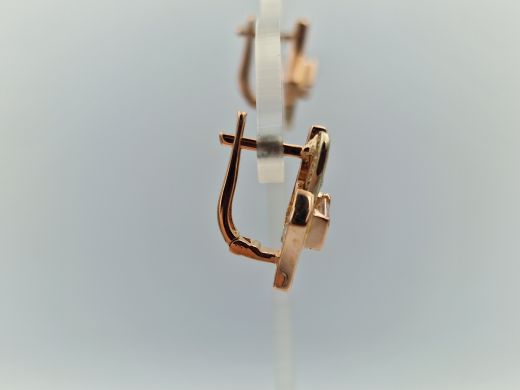 Zelta auskari ar cirkoniju, 5.69 g