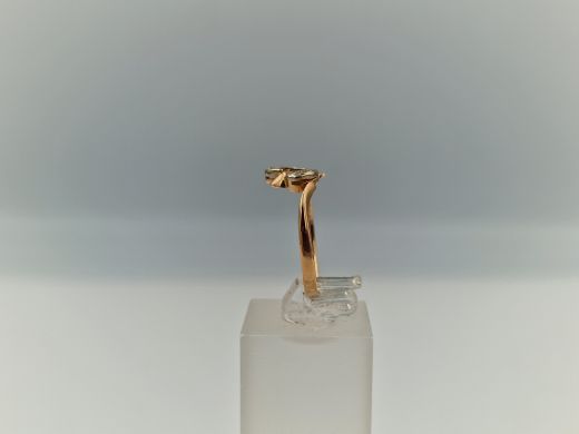 Zelta gredzens ar cirkoniju, 2.02 g, izm. 17.5