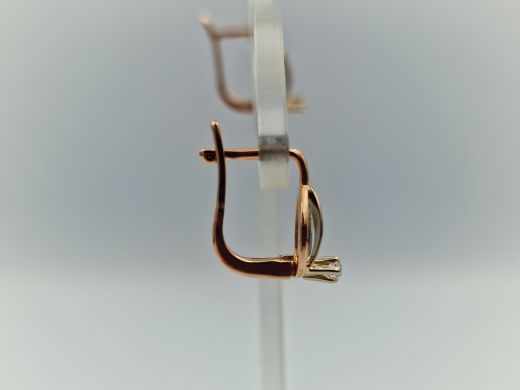 Zelta auskari ar cirkoniju, 2.44 g