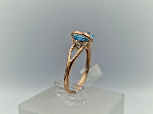 Zelta gredzens ar cirkoniju, 1.98 g, izm. 16.5