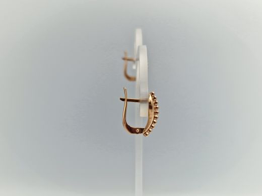 Zelta auskari ar cirkoniju, 2.29 g