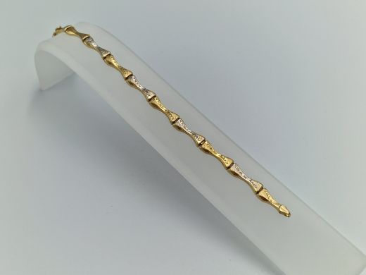 Zelta rokassprādze, 6.22 g, izm. 18.5