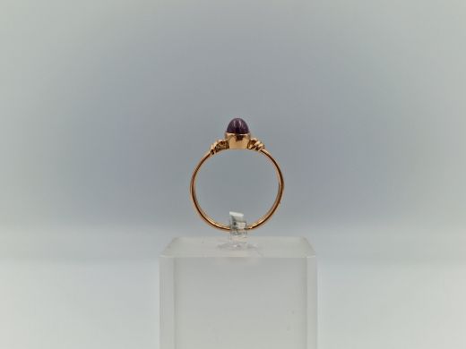 Zelta gredzens ar cirkoniju, 2.59 g, izm. 17.5