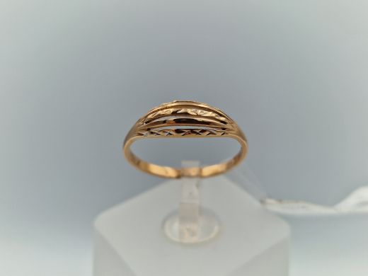 Zelta gredzens, 1.38 g, izm. 17