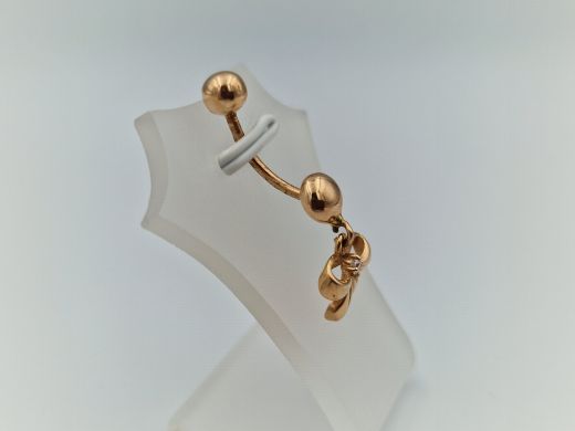 Zelta kulons ar cirkoniju, 1.76 g