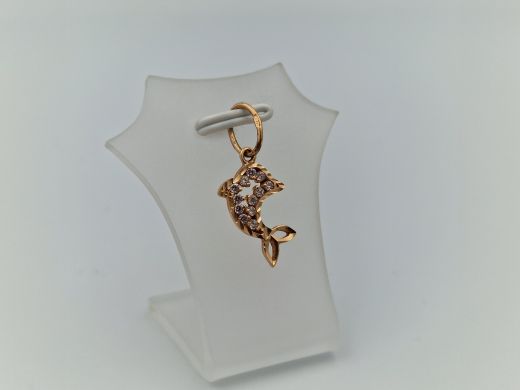 Zelta kulons ar cirkoniju, 1.1 g