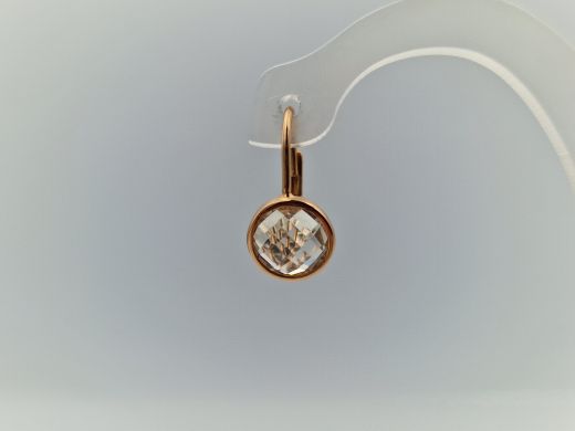 Zelta auskari ar ametistu, 2.26 g