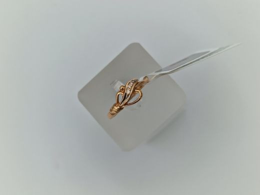 Zelta gredzens ar briljantu, 2.01 g, izm. 16.2