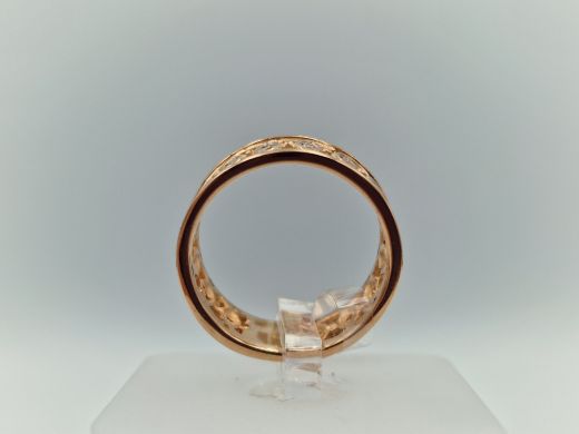 Zelta gredzens ar cirkoniju, 4.81 g, izm. 17