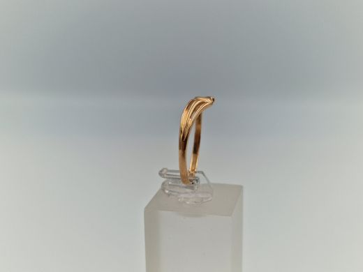 Zelta gredzens ar cirkoniju, 1.58 g, izm. 18.5