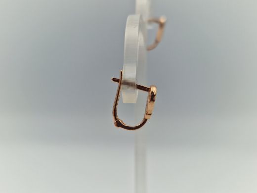 Zelta auskari ar cirkoniju, 1.48 g