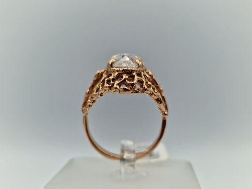 Zelta gredzens ar cirkoniju, 6.79 g, izm. 17