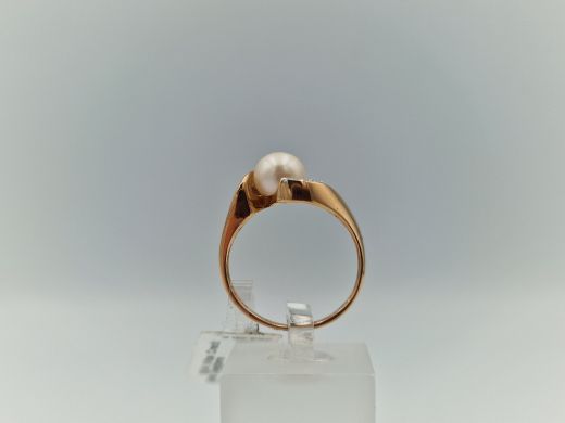 Zelta gredzens ar cirkoniju, 3.38 g