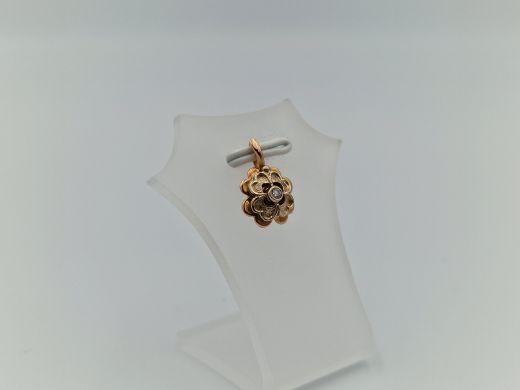 Zelta kulons ar cirkoniju, 1.03 g