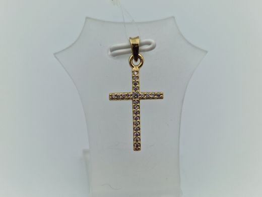 Золотой кулон с цирконом, 1.11 г