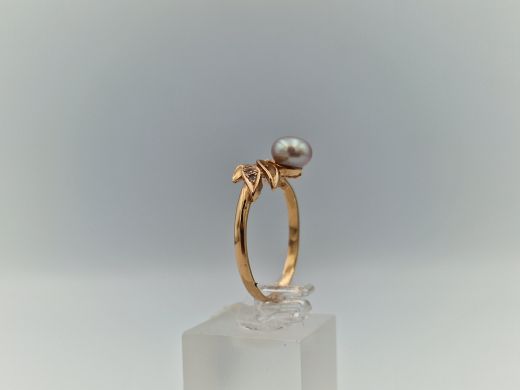 Zelta gredzens ar cirkoniju, 2.93 g