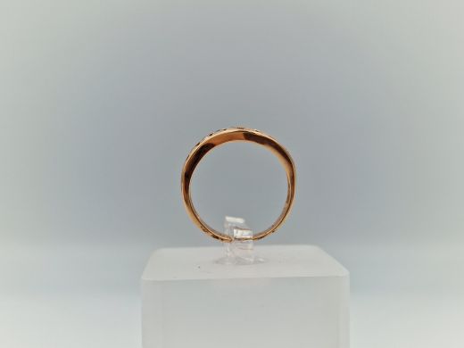 Zelta gredzens ar cirkoniju, 2.19 g, izm. 16.5