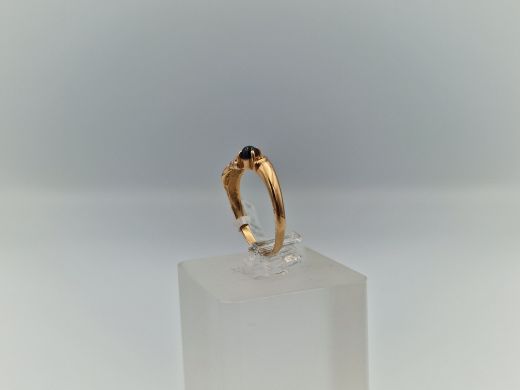 Zelta gredzens ar briljantu, 2.06 g, izm. 17.5