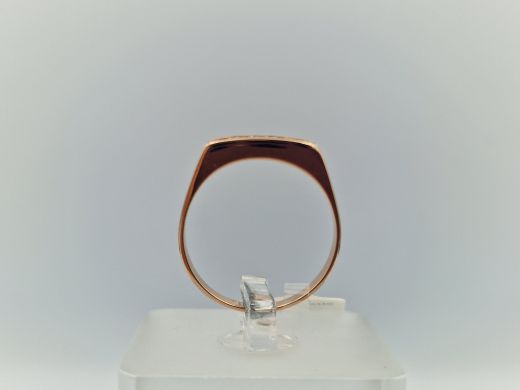 Zelta gredzens ar cirkoniju, 2.52 g, izm. 18