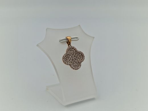 Zelta kulons ar cirkoniju, 1.57 g