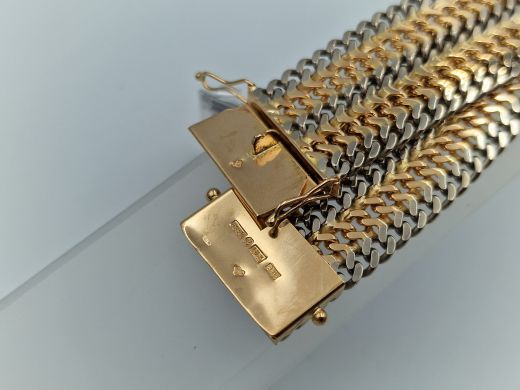 Zelta rokassprādze, 58.62 g, izm. 19