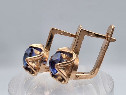 Gold earrings, 4.51 g