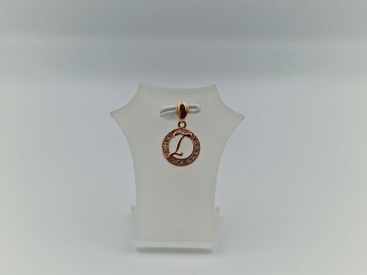Золотой кулон с цирконом, 0.87 г