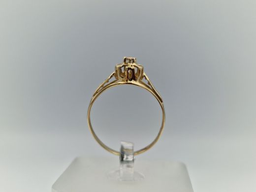 Zelta gredzens ar briljantu, 1.48 g, izm. 18