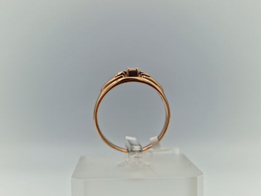 Zelta gredzens ar briljantu, 2.54 g, izm. 18