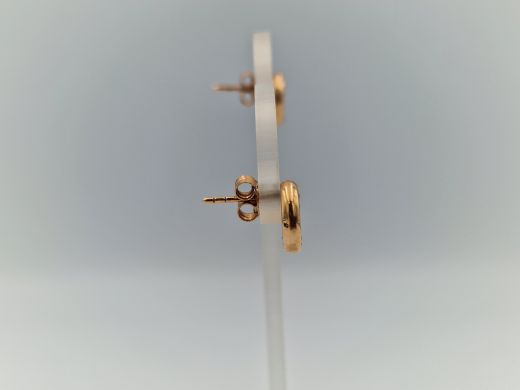 Zelta auskari ar cirkoniju, 2.26 g