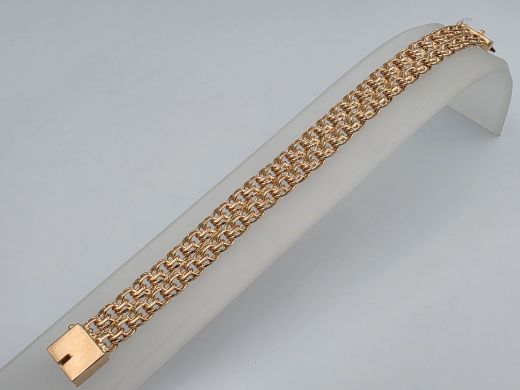 Zelta rokassprādze, 34.04 g, izm. 19 cm