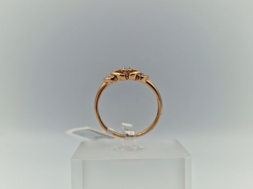 Zelta gredzens, 1.34 g, izm. 17