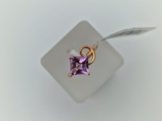 Zelta gredzens ar cirkoniju, 1.93 g, izm. 16.5