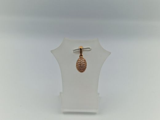 Zelta kulons ar cirkoniju, 0.77 g