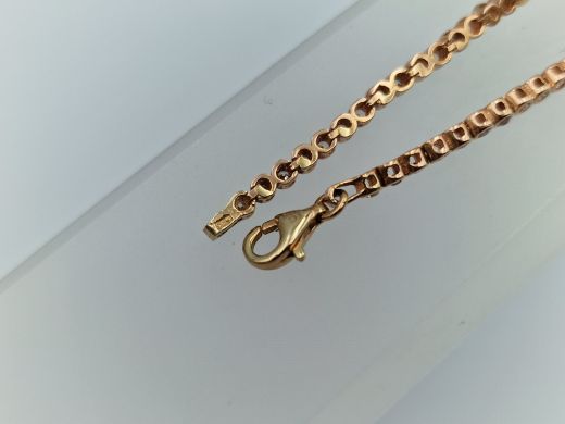 Zelta rokassprādze ar cirkoniju, 5.11 g, izm. 19