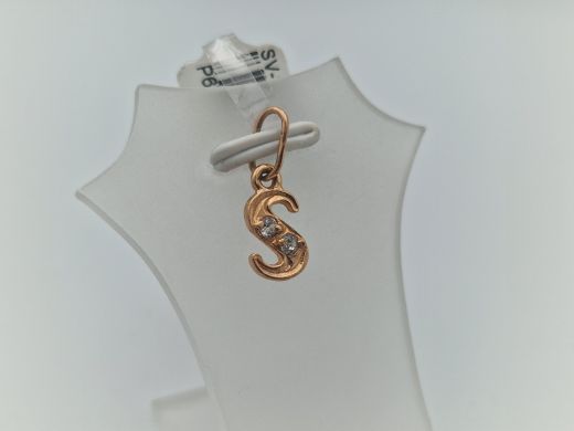 Zelta kulons ar cirkoniju, 0.58 g