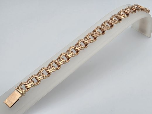 Zelta rokassprādze, 63.16 g, izm. 25 cm