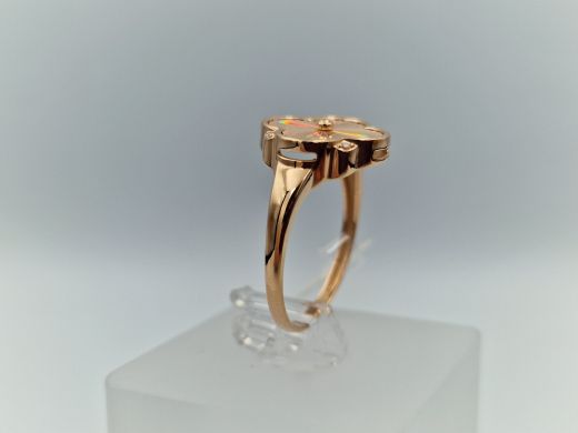 Zelta gredzens ar cirkoniju, 2.49 g, izm. 19