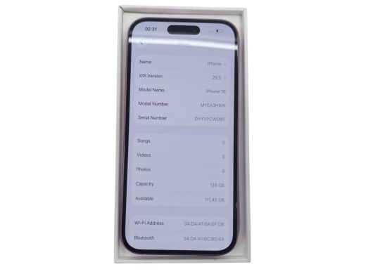 Apple iPhone 16 128 gb