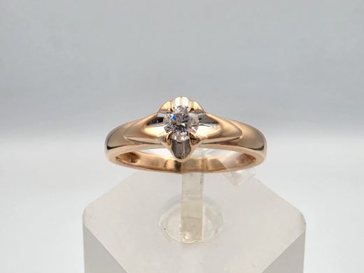 Zelta gredzens, 3.09 g, izm. 17