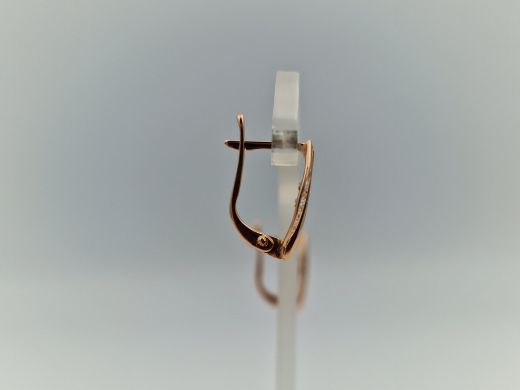 Zelta auskari ar cirkoniju, 1.89 g